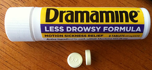 how long does less drowsy dramamine last