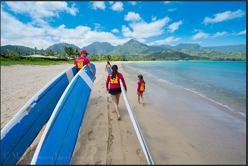 Hanalei Bay, Kauai: Hawaiian Surfing Adventures Experience