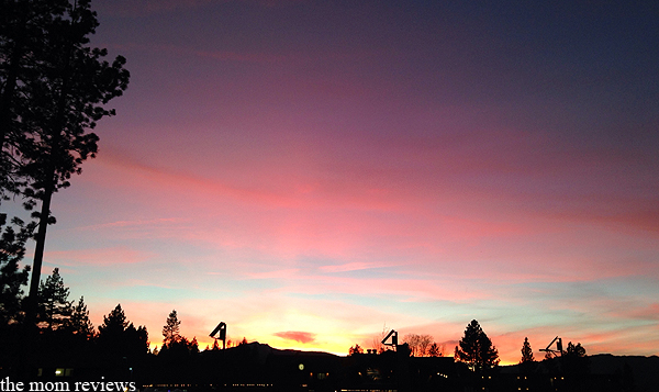 Travel Photography:  Autumn Sunset in Lake Tahoe