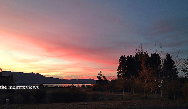 Travel Photography:  Autumn Sunset in Lake Tahoe