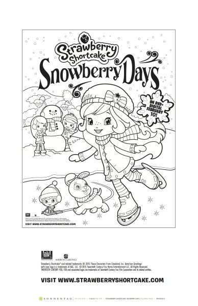 Strawberry Shortcake Celebrates 35 Years with Snowberry Days + DVD Giveaway #SnowberryDays