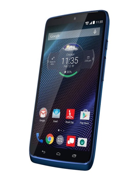 DROID Turbo Sapphire Blue by Motorola