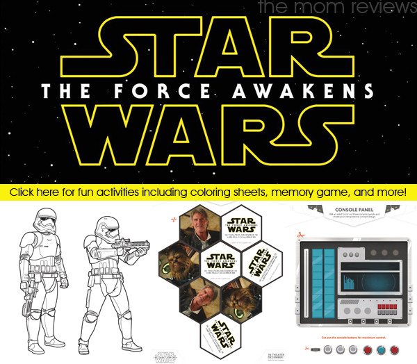 Star Wars: The Force Awakens Activity Sheets and Printables #StarWars #TheForceAwakens