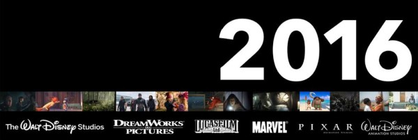 2016 Walt Disney Studios Motion Pictures Slate