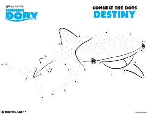 Finding Dory Activity and Coloring Sheets