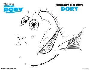 Finding Dory Activity and Coloring Sheets