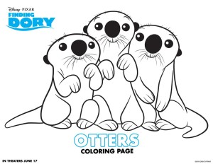 Finding Dory Activity and Coloring Sheets