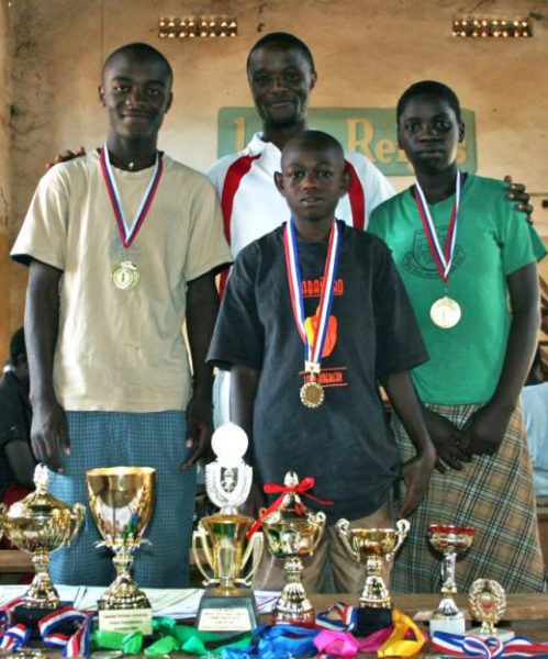 Phiona Mutesi and Robert Katende