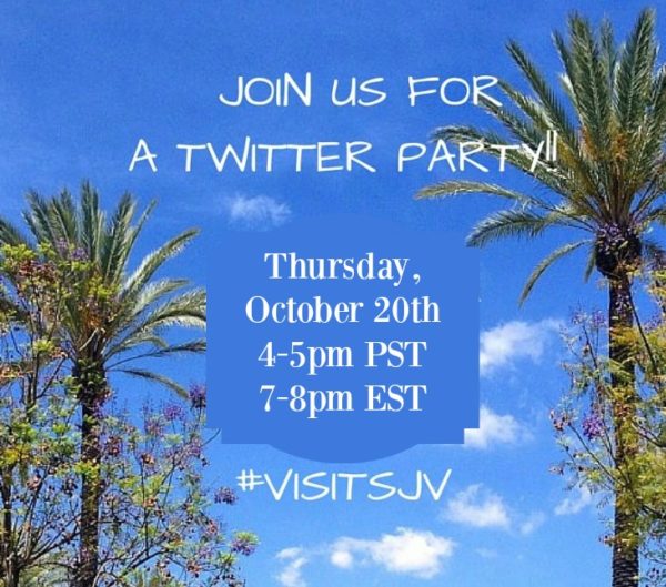 Visit San Jacinto Valley Twitter Chat