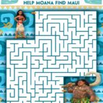 Moana Coloring and Activity Sheets