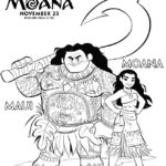 Moana Coloring and Activity Sheets