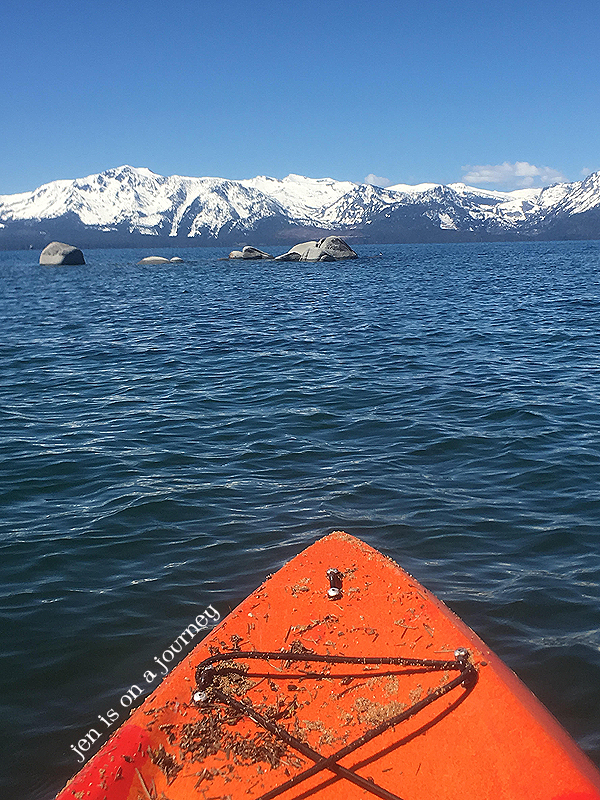 Kayaking in Zephyr Cove, South Lake Tahoe