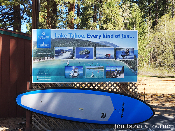 Kayaking in Zephyr Cove, South Lake Tahoe