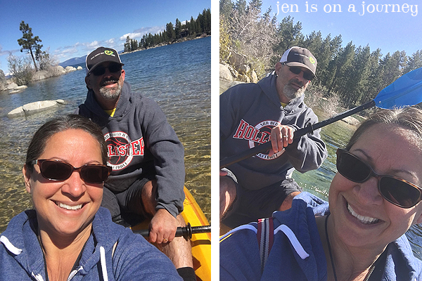 Kayaking in Zephyr Cove, South Lake Tahoe